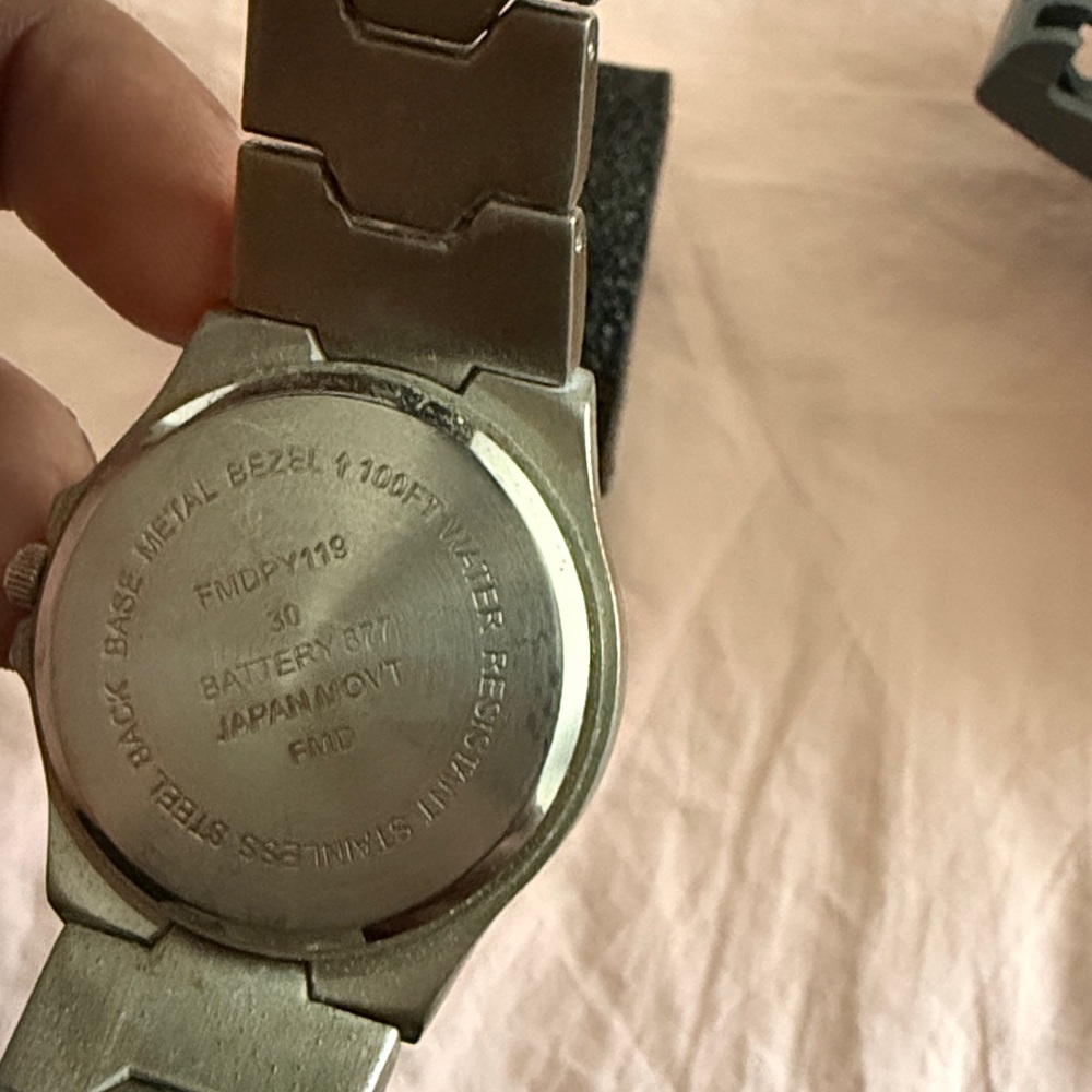 Men's Silver Watch - Picture 2 of 2